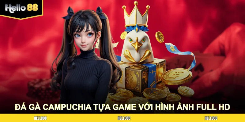 Đá gà Campuchia tựa game với hình ảnh full HD